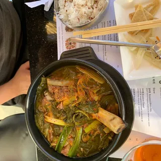 Angus Rib with Cabbage Soup