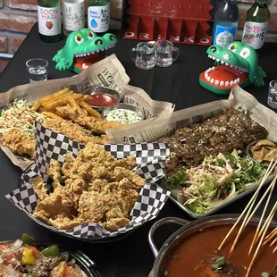 food, oysters and mussels