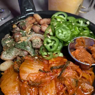 Pork Belly & Kimchi Stir Fried