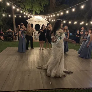 Beautiful dance floor from Sullivan party rental