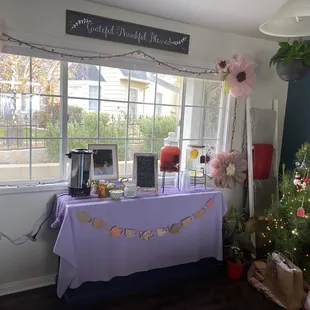 The lovely lavender table cloths