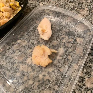 Gross, cheap chicken.