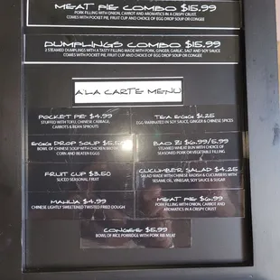 new small plates menu
