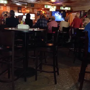 people sitting at the bar
