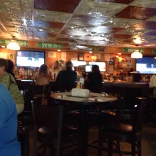 people sitting at the bar