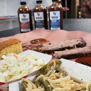 Sullivan BBQ in Old Town!!  Brisket plate