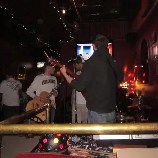 small music stage (as seen from pacman table)