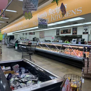 the inside of the store