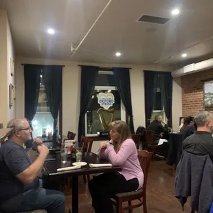 Upstairs dining area.