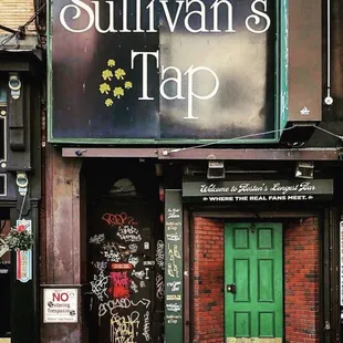 the entrance to sullivan&apos;s tap