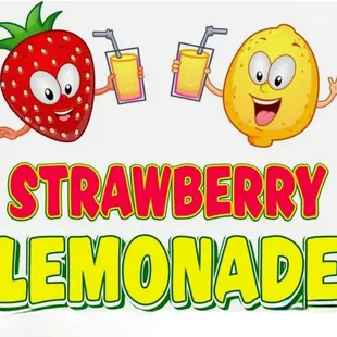 NEW, refreshing fresh squeezed  strawberry lemonade, June 2024