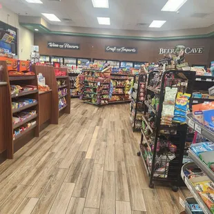 the inside of a grocery store