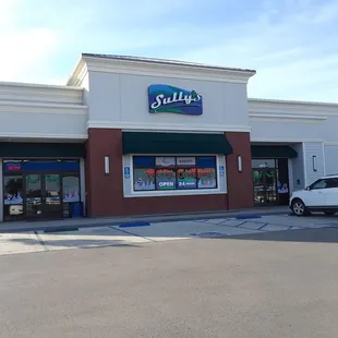 outside