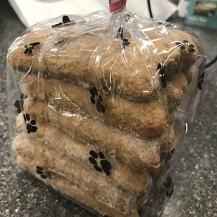 Doggy treats made by smiths bakery