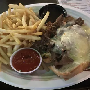 Italian beef with fries