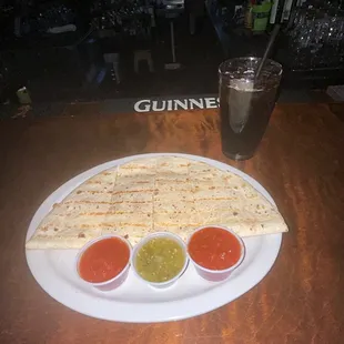 Quesadilla, With A Jack &amp; Coke