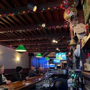 people sitting at the bar