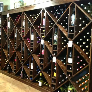 Some of the wine selection