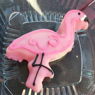 From Smith's bakery inside. Delicious flamingo!