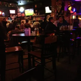 people sitting at the bar