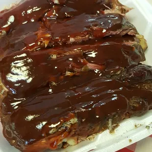 The ribs are fall off the bone good!