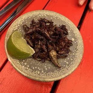 Fried grasshopper was a surprise hit!