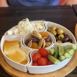 Mediterranean breakfast plate