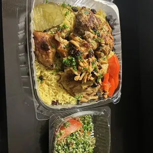 Kapsa Chicken and Tabbouli