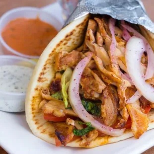 7. Chicken Gyro Wrap
