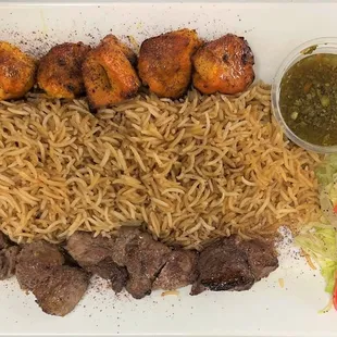 18. Chicken &amp; Lamb Kabab