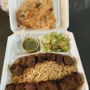 Shaami Kabab and Lamb Kabab