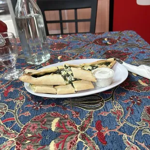Spinach &amp; Feta Pide