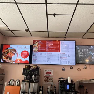 Menu board