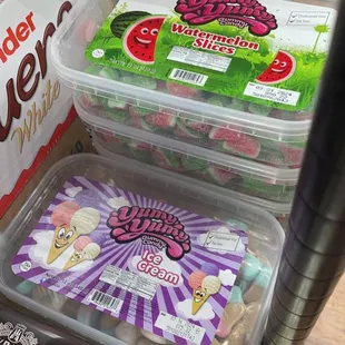 a variety of sweets