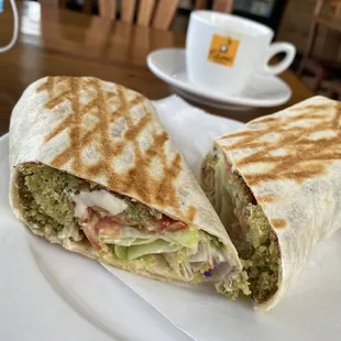 Falafel wrap