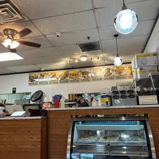 the interior of a restaurant