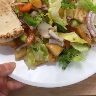 Baba Ghanoush &amp; Fattoush Salad