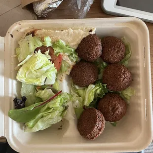 Vegetarian Combo - Falafel and Hummus