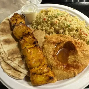 Chicken and two sides plate