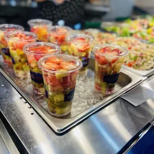  tray of salads