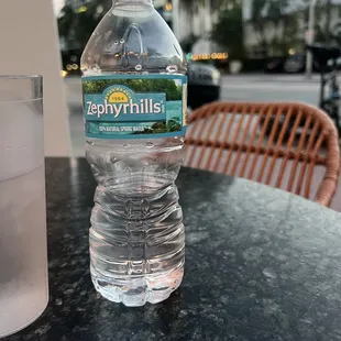 $3 water .