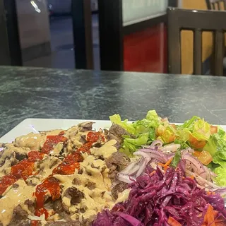 49. Lamb Shawarma Over Fries