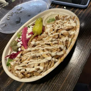 Chicken Schwarma Bowl