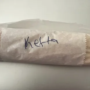 Shish Kofta Wrap