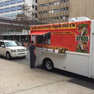 In front the Health Science Center on Tulane....