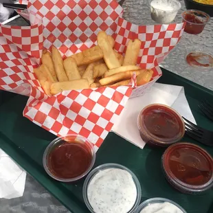 Fries are hella good!