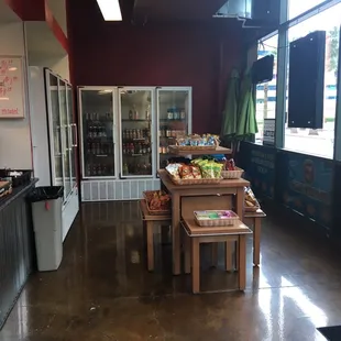 Other snacks and beverages they sell