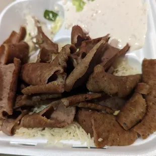 Gyro Rice Plate