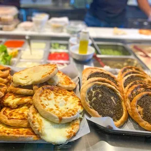 Baked Spinach Pie, Baked Egg and Cheese Pie, Baked Zatter Bread, and Baked Meat Pie - @SiblingsThatEat