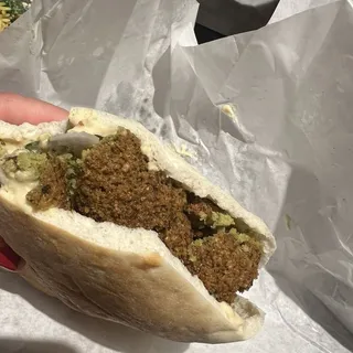 Award winning Falafel Sandwich (vegan)